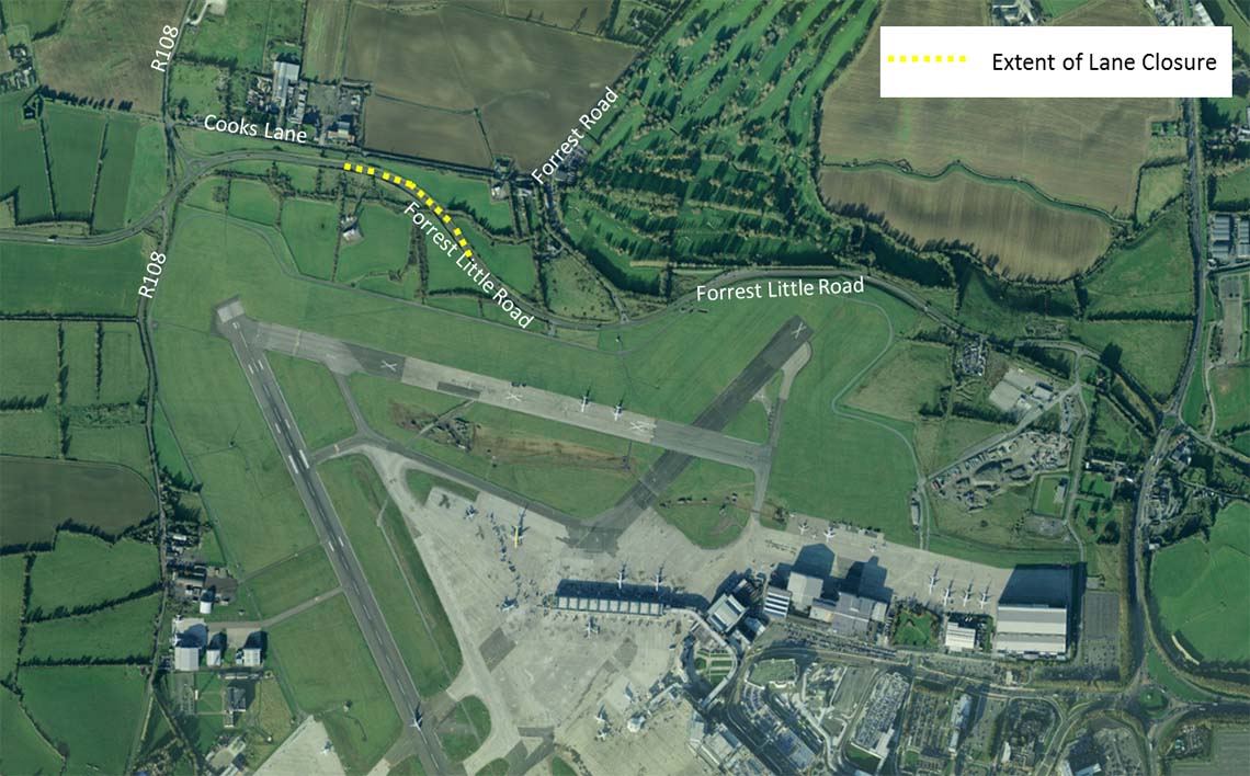 Temporary Lane Closure At Forrest Little Road On Thursday March 30