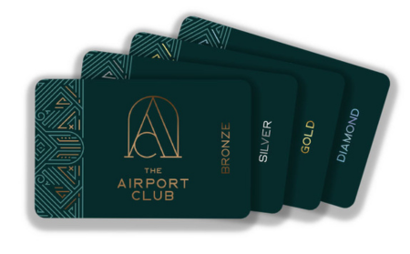 The Airport Club fan of cards