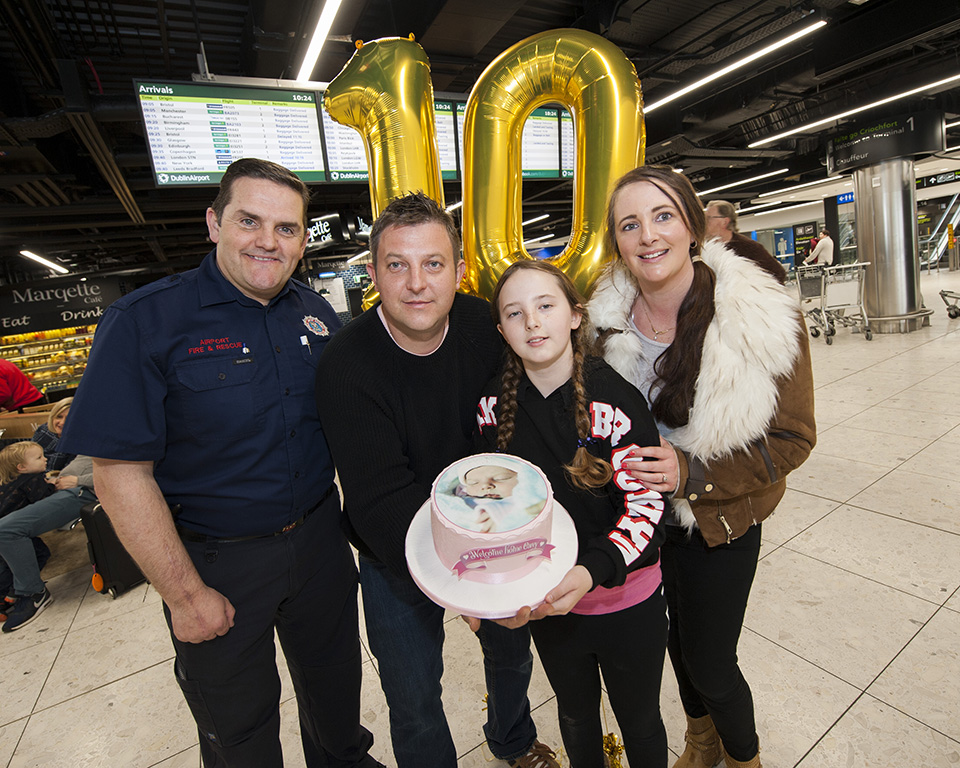 dublin airport travelling with baby